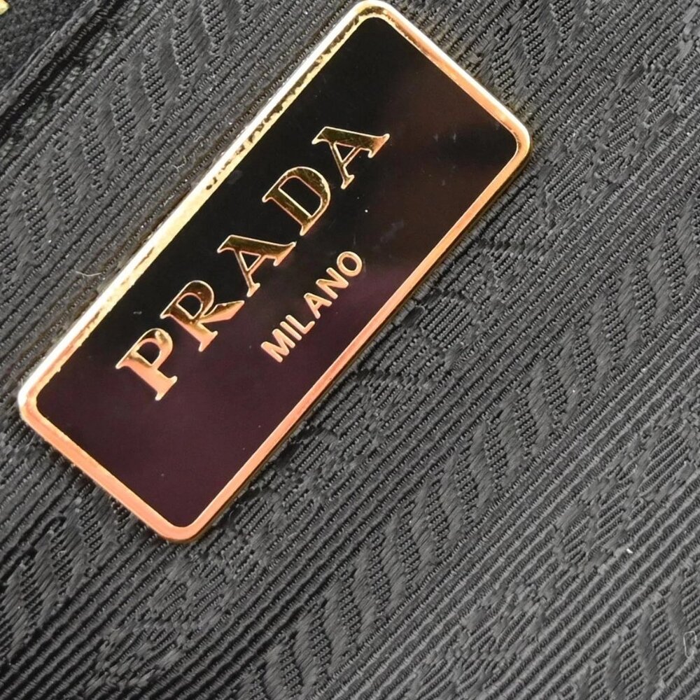 Prada Black Nylon 2way Tote Handbag 173 126410 - Picture 9 of 10